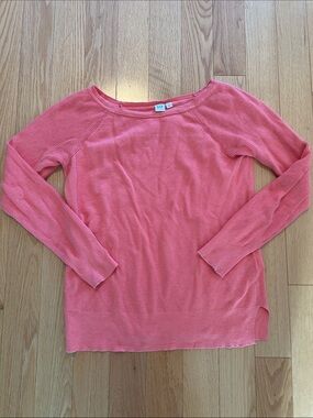 GAP Coral Knit Boatneck Thin Sweater